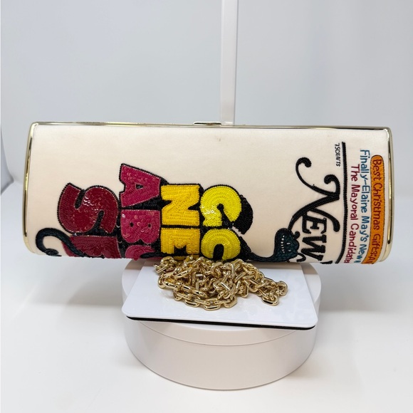 Marc Jacobs RARE New York Magazine The Mag Bag Embellished Crossbody